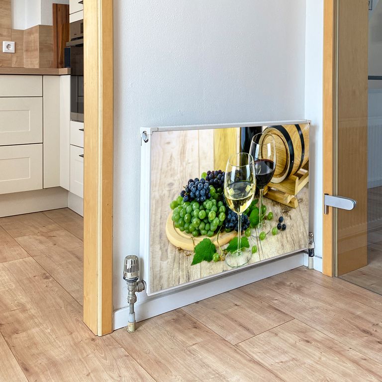 Magnet Heizkörperverkleidung Heizkörperabdeckung Heizung Schutz Motiv Wine