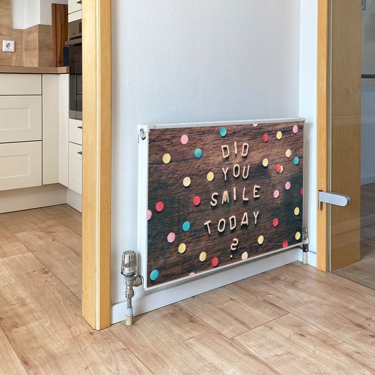 Magnet Heizkörperverkleidung Heizkörperabdeckung Heizung Schutz Motiv Smile