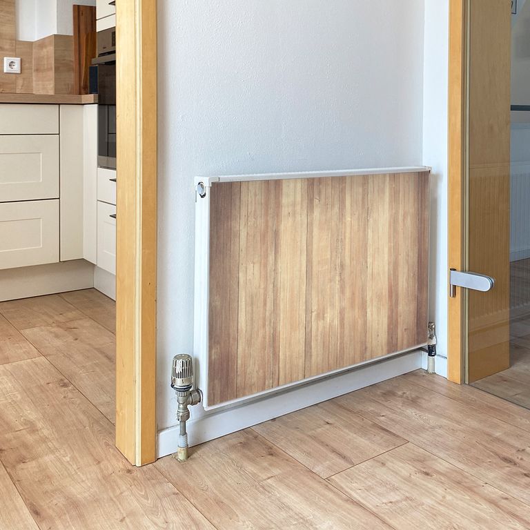 Magnet Heizkörperverkleidung Heizkörperabdeckung Heizung Schutz Motiv Wooden-Floor