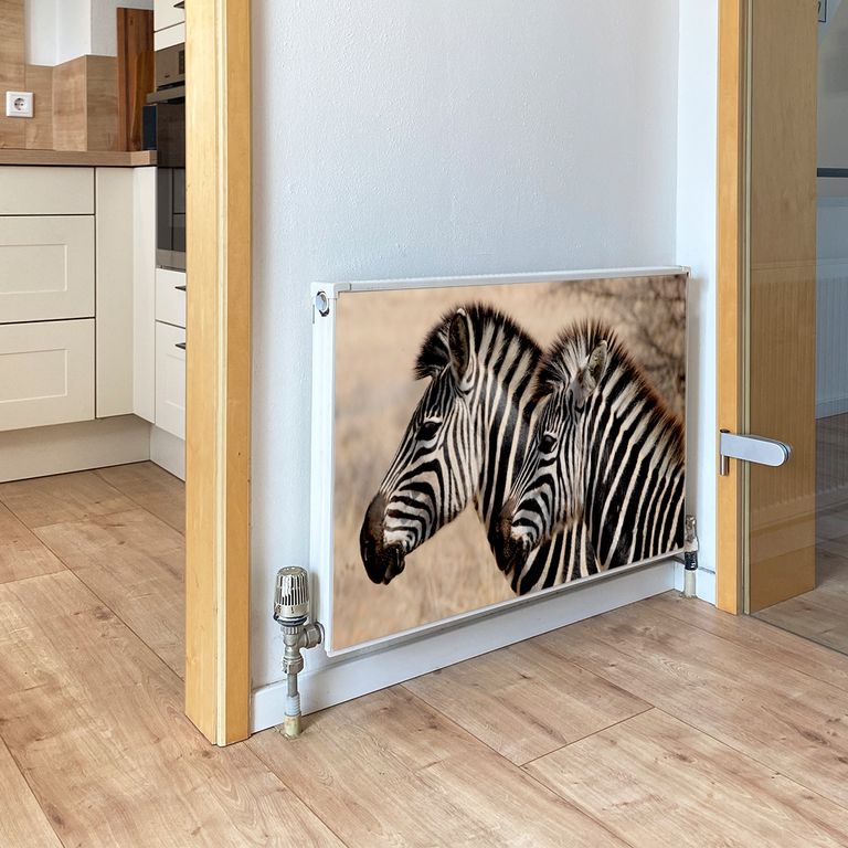Magnet Heizkörperverkleidung Heizkörperabdeckung Heizung Schutz Motiv Zebra