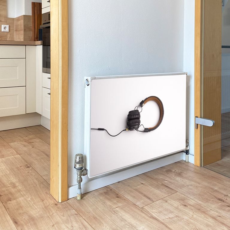 Magnet Heizkörperverkleidung Heizkörperabdeckung Heizung Schutz Motiv Headphone