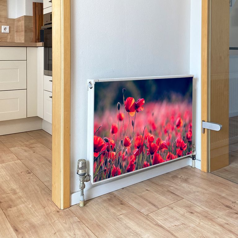 Magnet Heizkörperverkleidung Heizkörperabdeckung Heizung Schutz Motiv Blumenmeer