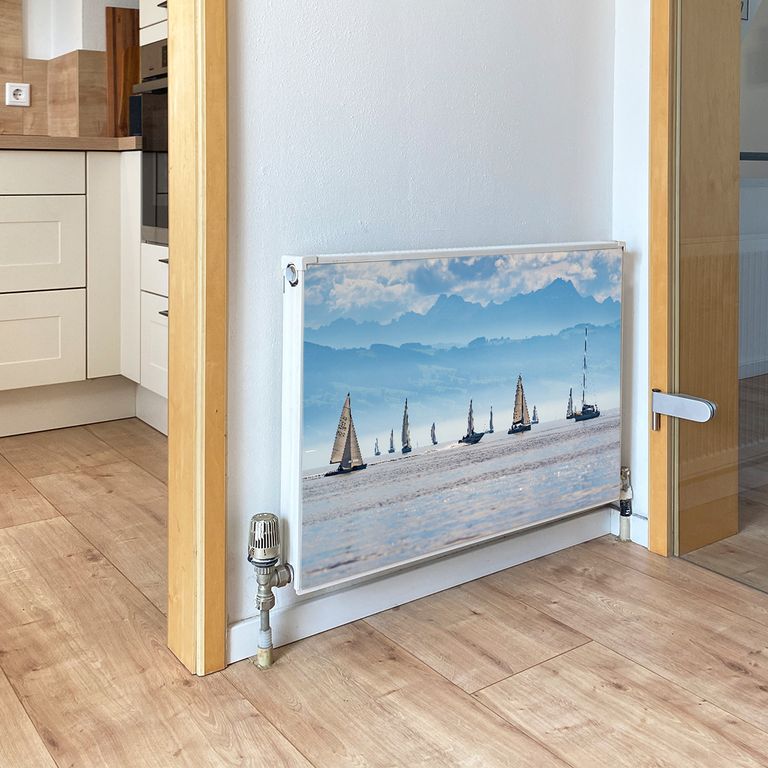 Magnet Heizkörperverkleidung Heizkörperabdeckung Heizkörper - Motiv Segelboote