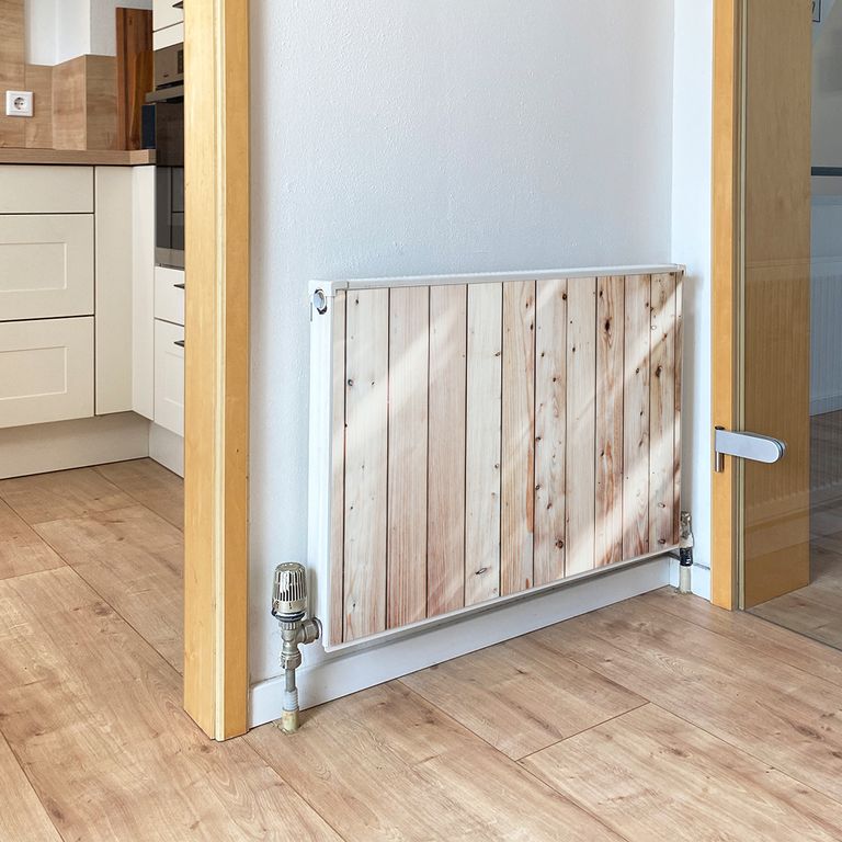 Magnet Heizkörperverkleidung Heizkörperabdeckung Heizkörper - Motiv Holzdielen