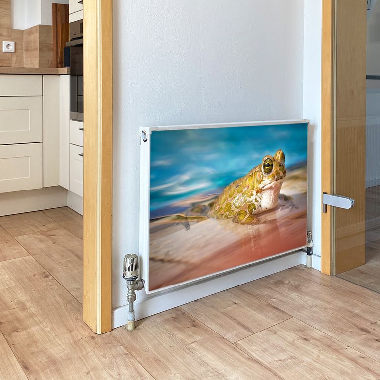 Magnet Heizkörperverkleidung Heizkörperabdeckung Heizung Schutz Motiv Frosch