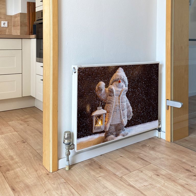 Magnet Heizkörperverkleidung Heizkörperabdeckung Heizung Schutz Motiv Snowman