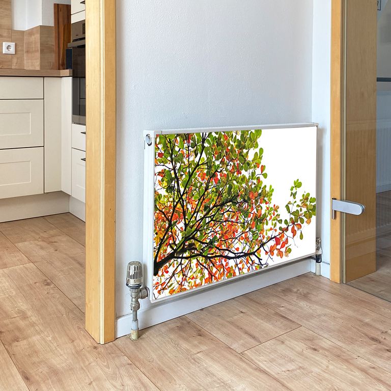 Magnet Heizkörperverkleidung Heizkörperabdeckung Heizung -Motiv Der Herbst kommt