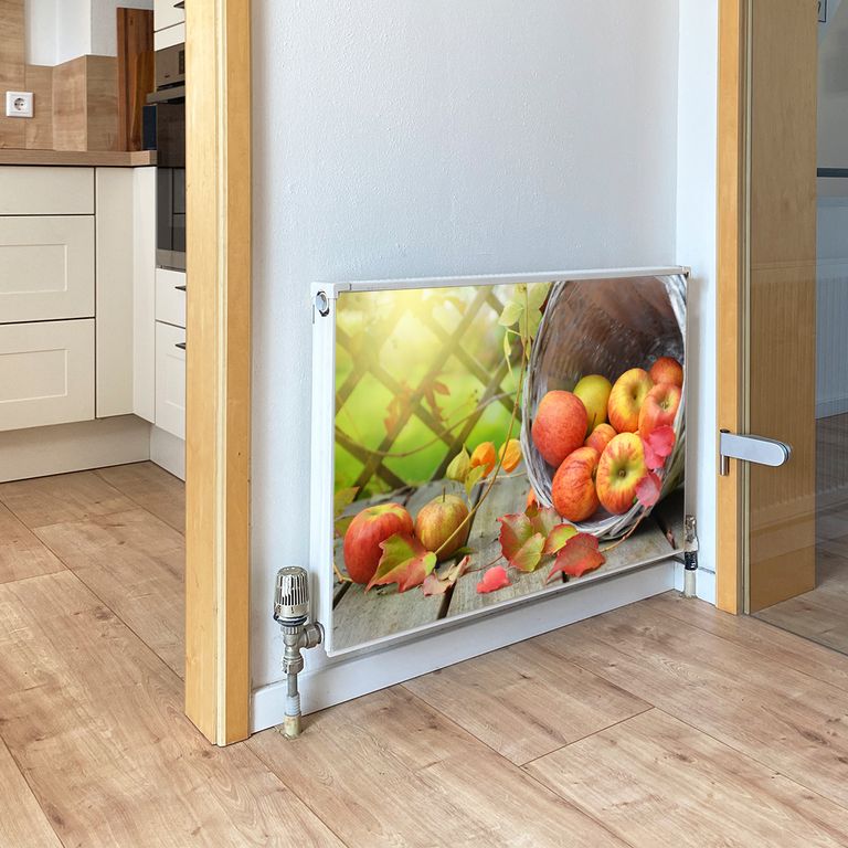 Magnet Heizkörperverkleidung Heizkörperabdeckung Heizung Schutz Motiv Apple