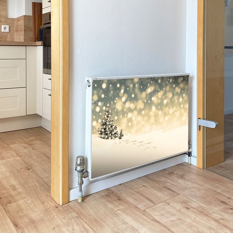 Magnet Heizkörperverkleidung Heizkörperabdeckung Heizung Schutz Motiv Let_it_snow