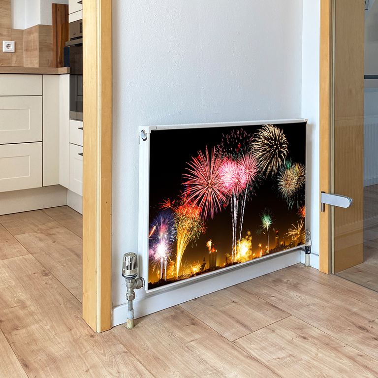 Magnet Heizkörperverkleidung Heizkörperabdeckung Heizung Schutz Motiv Feuerwerk