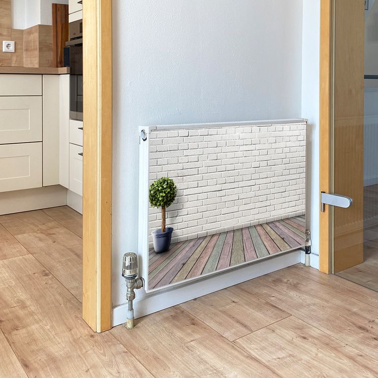 Magnet Heizkörperverkleidung Heizkörperabdeckung Heizung Motiv Mauerwerk