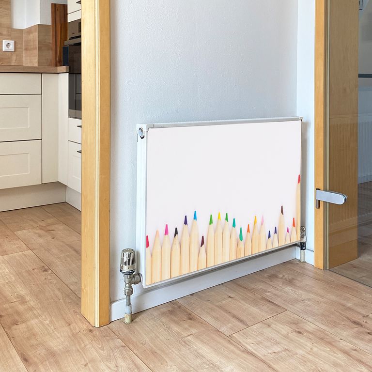Magnet Heizkörperverkleidung Heizkörperabdeckung Heizkörper - Motiv Stifte