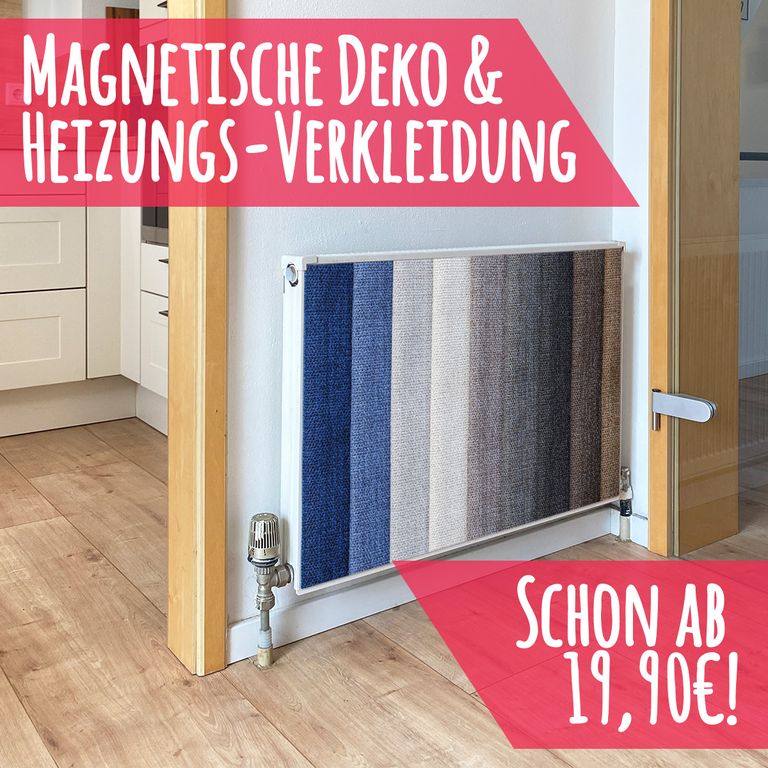 Magnet Heizkörperverkleidung Heizkörperabdeckung Heizung Schutz Motiv Teppich