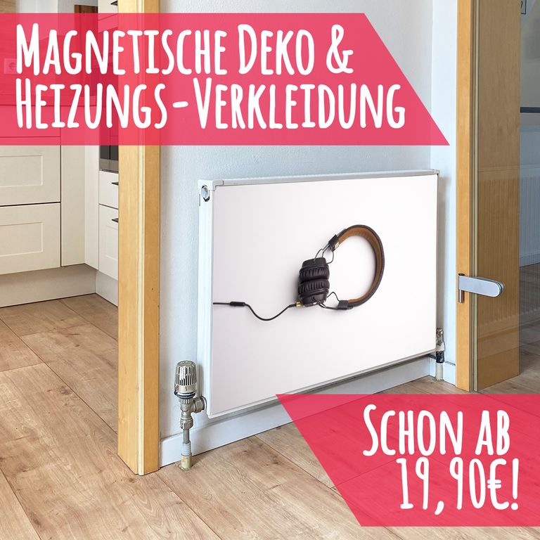 Magnet Heizkörperverkleidung Heizkörperabdeckung Heizung Schutz Motiv Headphone