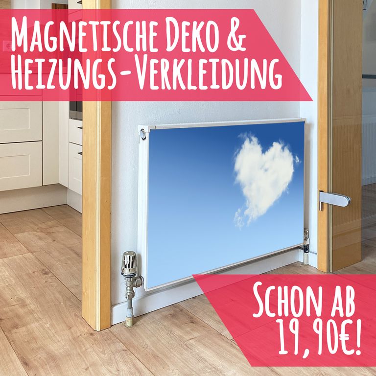 Magnet Heizkörperverkleidung Heizkörperabdeckung Heizung Schutz Motiv Romantik