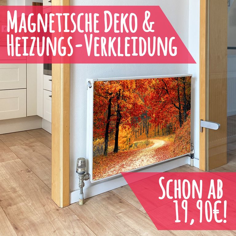 Magnet Heizkörperverkleidung Heizkörperabdeckung Heizung Schutz Motiv Herbst