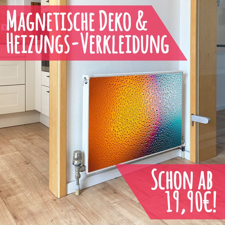 Magnet Heizkörperverkleidung Heizkörperabdeckung Heizung Motiv Rainwater