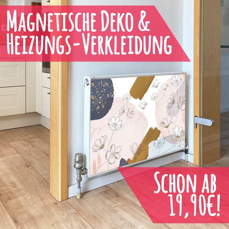 Magnet Heizkörperverkleidung Heizkörperabdeckung Heizkörper - Motiv Kunst