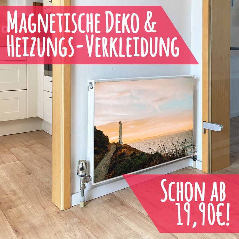 Magnet Heizkörperverkleidung Heizkörperabdeckung Heizung Motiv Küste & Turm