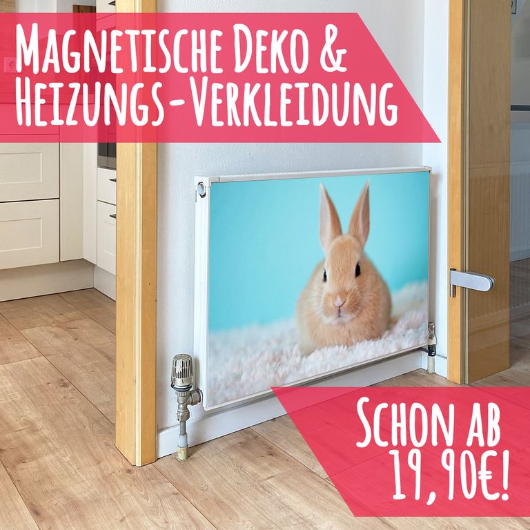 Magnet Heizkörperverkleidung Heizkörperabdeckung Heizung Schutz Motiv Osterhase
