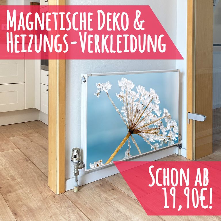 Magnet Heizkörperverkleidung Heizkörperabdeckung Heizung Schutz Motiv Meadow