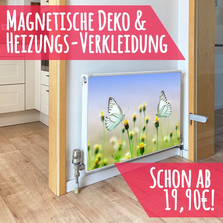 Magnet Heizkörperverkleidung Heizkörperabdeckung Heizung Motiv Butterfly