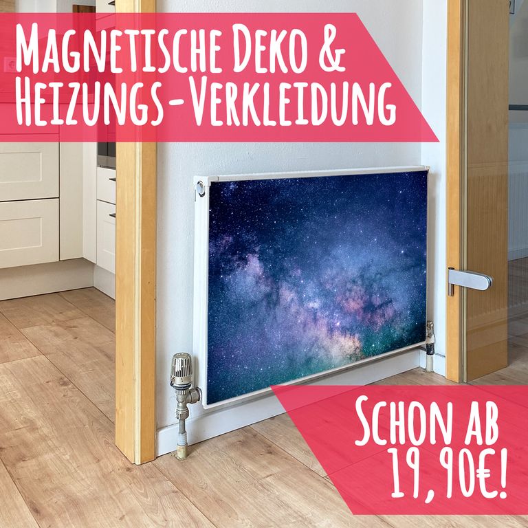 Magnet Heizkörperverkleidung Heizkörperabdeckung Heizung Schutz Motiv Sky full of stars
