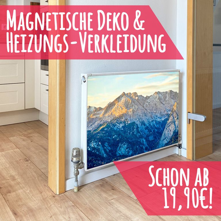 Magnet Heizkörperverkleidung Heizkörperabdeckung Heizung Schutz Motiv Alpen