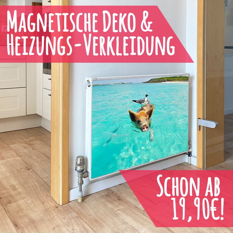 Magnet Heizkörperverkleidung Heizkörperabdeckung Heizung Motiv Glück