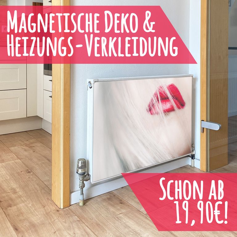 Magnet Heizkörperverkleidung Heizkörperabdeckung Heizkörper - Motiv Lips