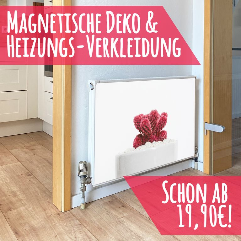 Magnet Heizkörperverkleidung Heizkörperabdeckung Heizung Schutz Motiv Kaktusgewächs