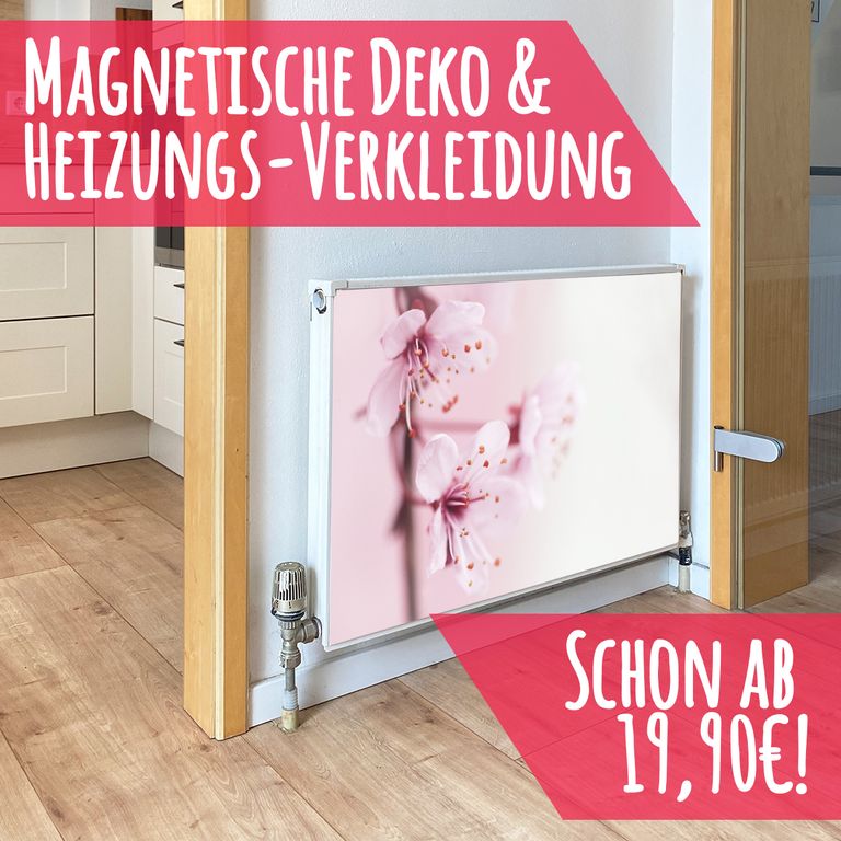 Magnet Heizkörperverkleidung Heizkörperabdeckung Heizung Schutz Motiv Spring