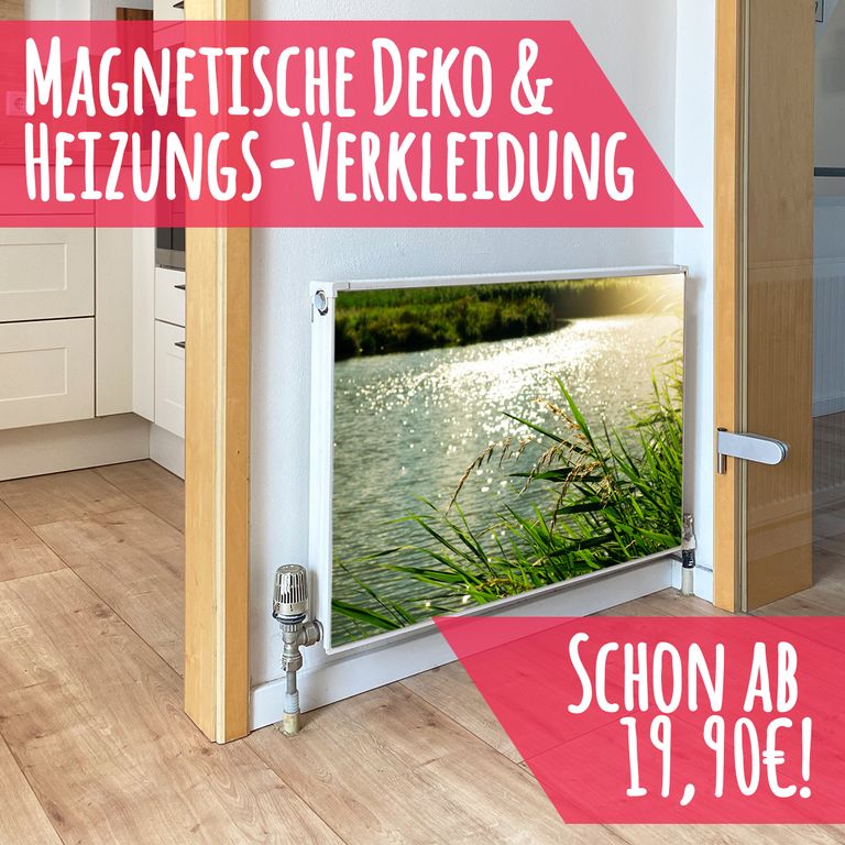 Magnet Heizkörperverkleidung Heizkörperabdeckung Heizkörper - Motiv Wasserlauf