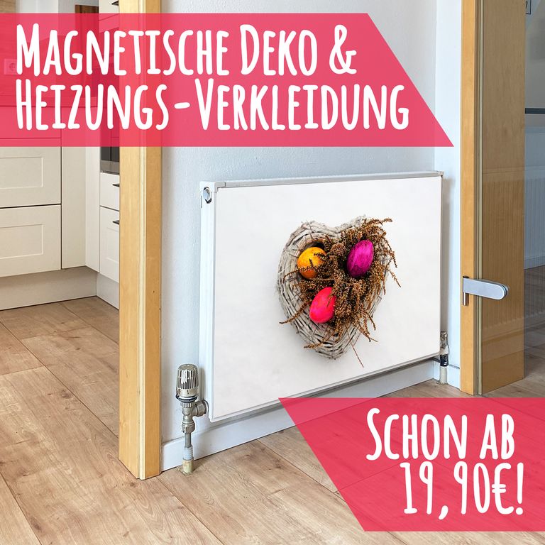 Magnet Heizkörperverkleidung Heizkörperabdeckung Heizung Schutz Motiv Osternest