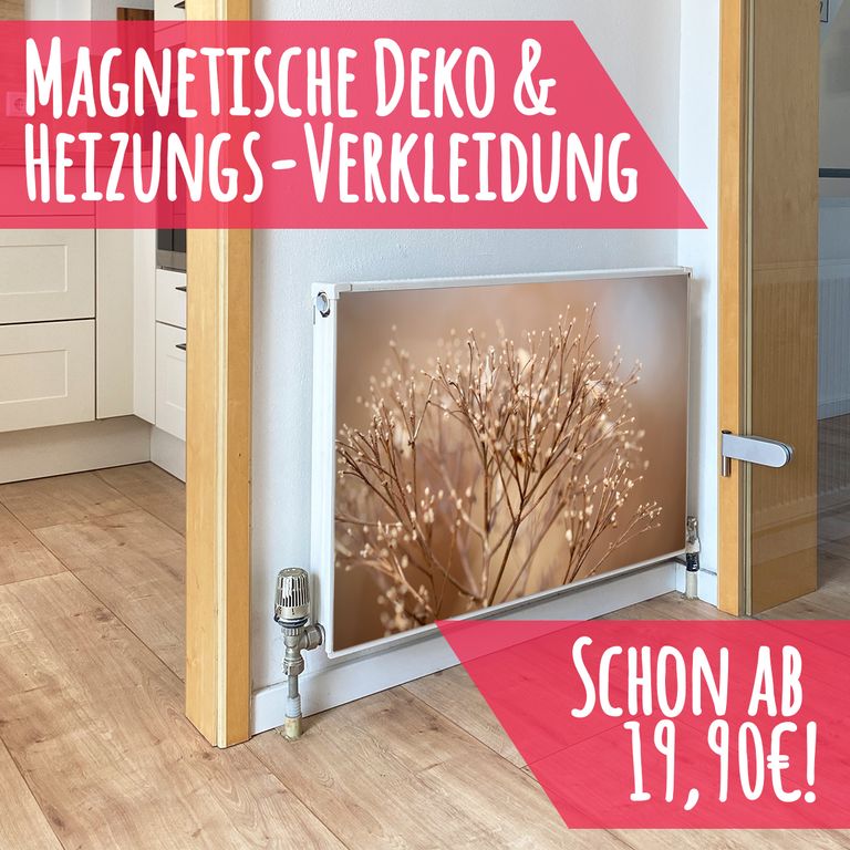Magnet Heizkörperverkleidung Heizkörperabdeckung Heizung Motiv Verblasst