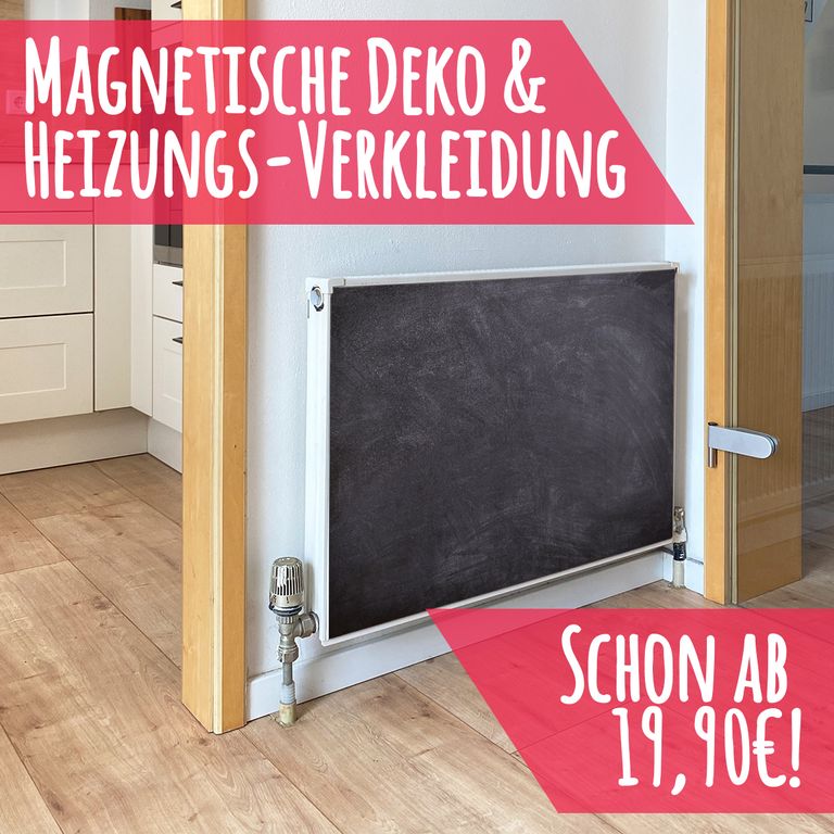 Magnet Heizkörperverkleidung Heizkörperabdeckung Heizung Schutz Motiv Black Schiefer