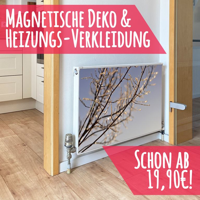Magnet Heizkörperverkleidung Heizkörperabdeckung Heizung Schutz Motiv Ice