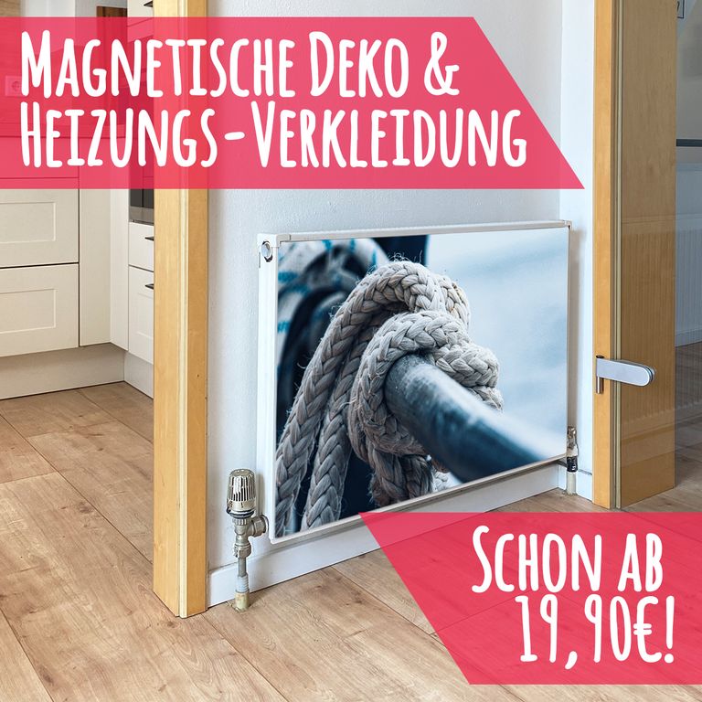 Magnet Heizkörperverkleidung Heizkörperabdeckung Heizkörper - Motiv Seil