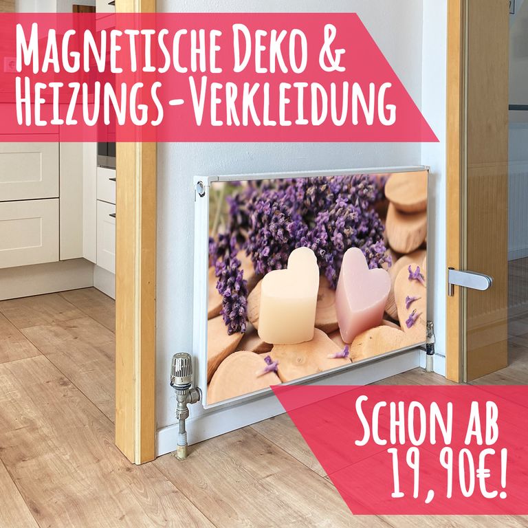 Magnet Heizkörperverkleidung Heizkörperabdeckung Heizung Schutz Motiv Seife