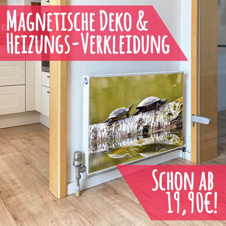 Magnet Heizkörperverkleidung Heizkörperabdeckung Heizung Motiv Schildkröten