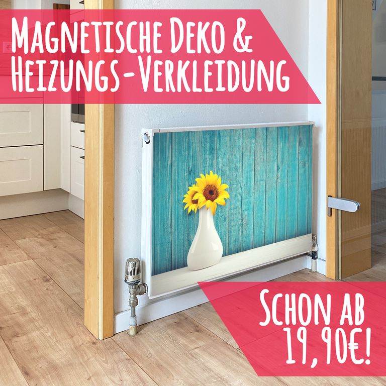 Magnet Heizkörperverkleidung Heizkörperabdeckung Heizung Motiv Sunflower