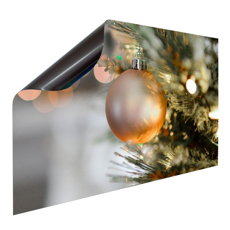 Bedruckte Magnetpinnwand Eisenfolie Whiteboard Magnetwand Motiv Weihnachtskugel