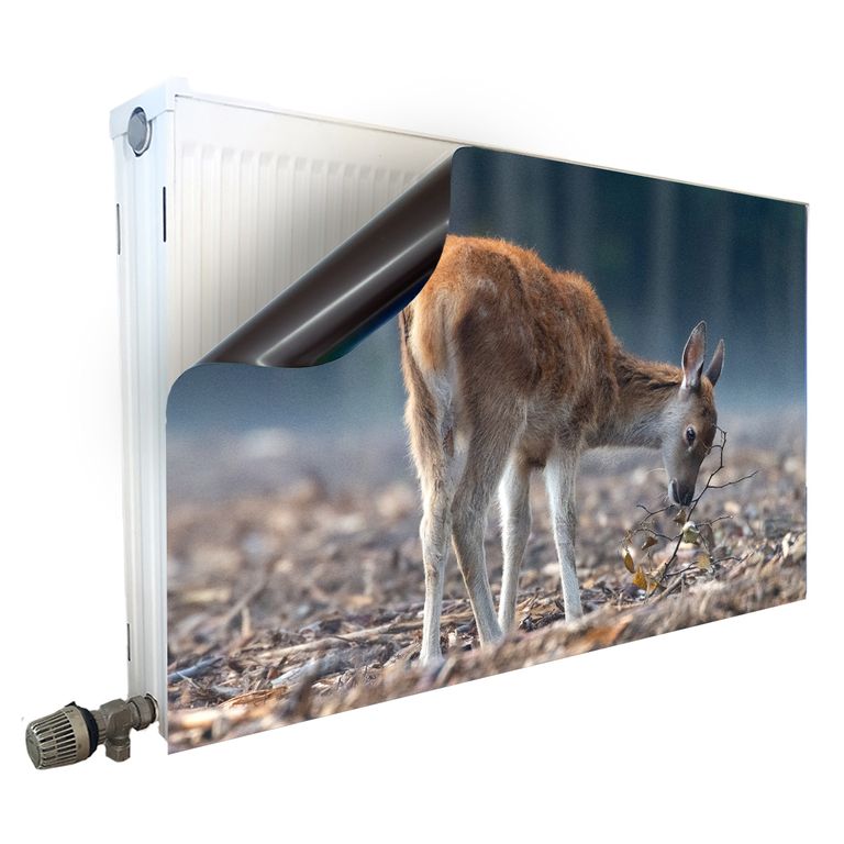 Magnet Heizkörperverkleidung Heizkörperabdeckung Heizung Motiv Rehkitz
