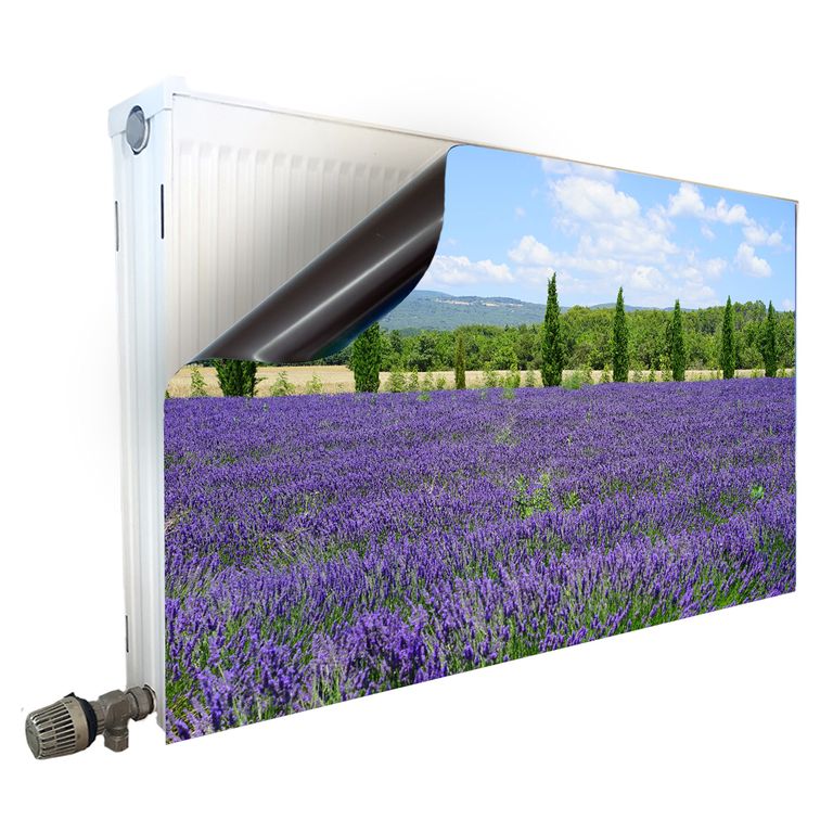 Magnet Heizkörperverkleidung Heizkörperabdeckung Heizung Schutz Motiv Lavendelblüten
