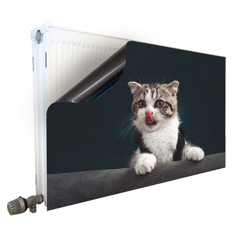 Magnet Heizkörperverkleidung Heizkörperabdeckung Heizkörper - Motiv Miezekatze