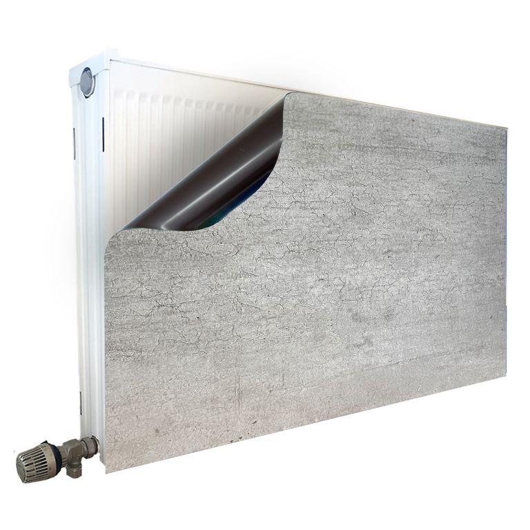 Magnet Heizkörperverkleidung Heizkörperabdeckung Heizung Schutz Motiv Beton-Wand