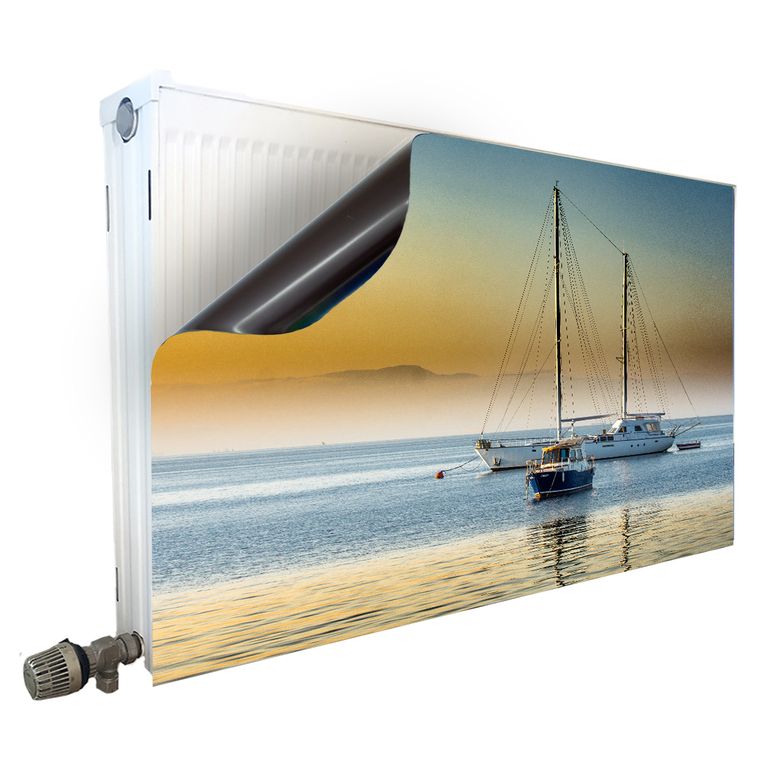 Magnet Heizkörperverkleidung Heizkörperabdeckung Heizung Schutz Motiv Boat