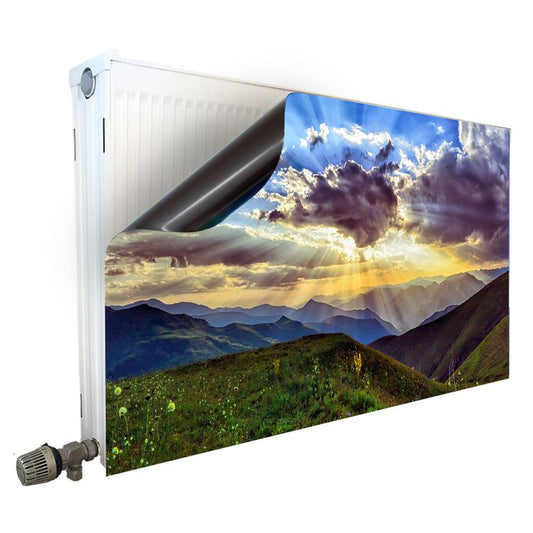 Magnet Heizkörperverkleidung Heizkörperabdeckung Heizung Motiv Sonnenaufgang