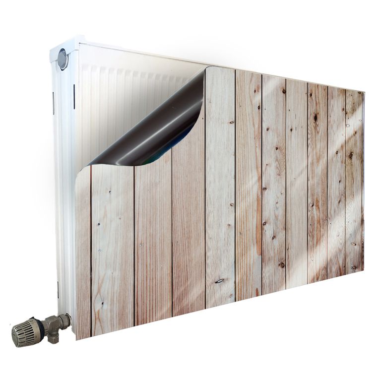 Magnet Heizkörperverkleidung Heizkörperabdeckung Heizkörper - Motiv Holzdielen