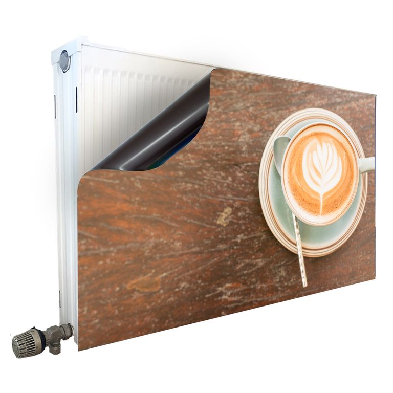 Magnet Heizkörperverkleidung Heizkörperabdeckung Heizkörper - Motiv Drink Coffee
